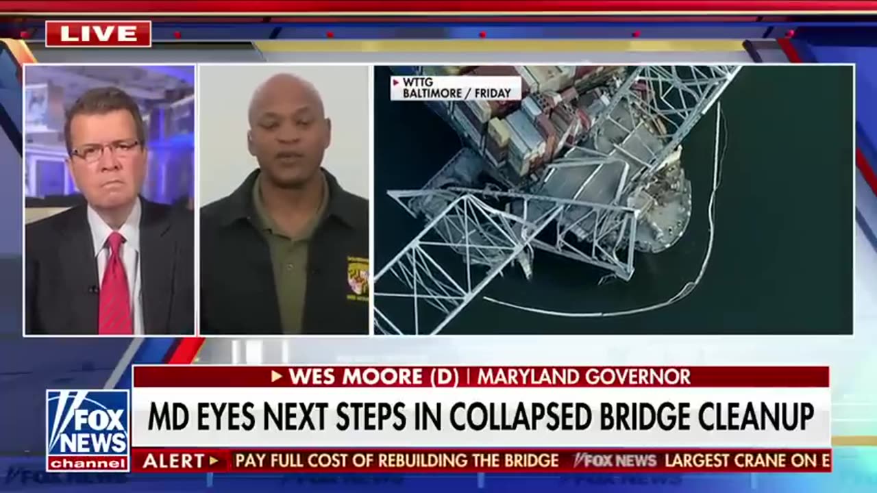 Maryland bridge collapse will have a ‘huge’ economic impact on the US- Wes Moore