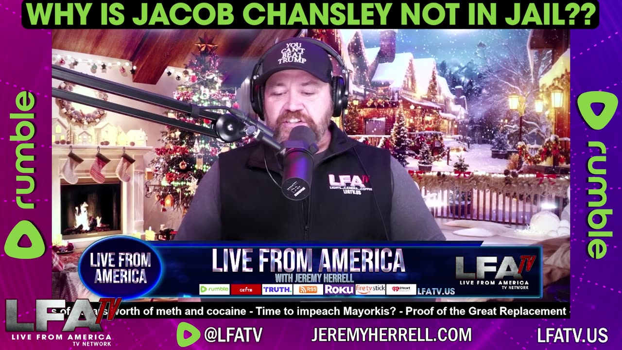 WHY IS JACOB CHANSLEY NOT IN JAIL??
