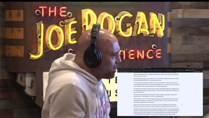 Joe Rogan: Did Nancy Pelosi buy Tesla stock before Biden’s executive order?