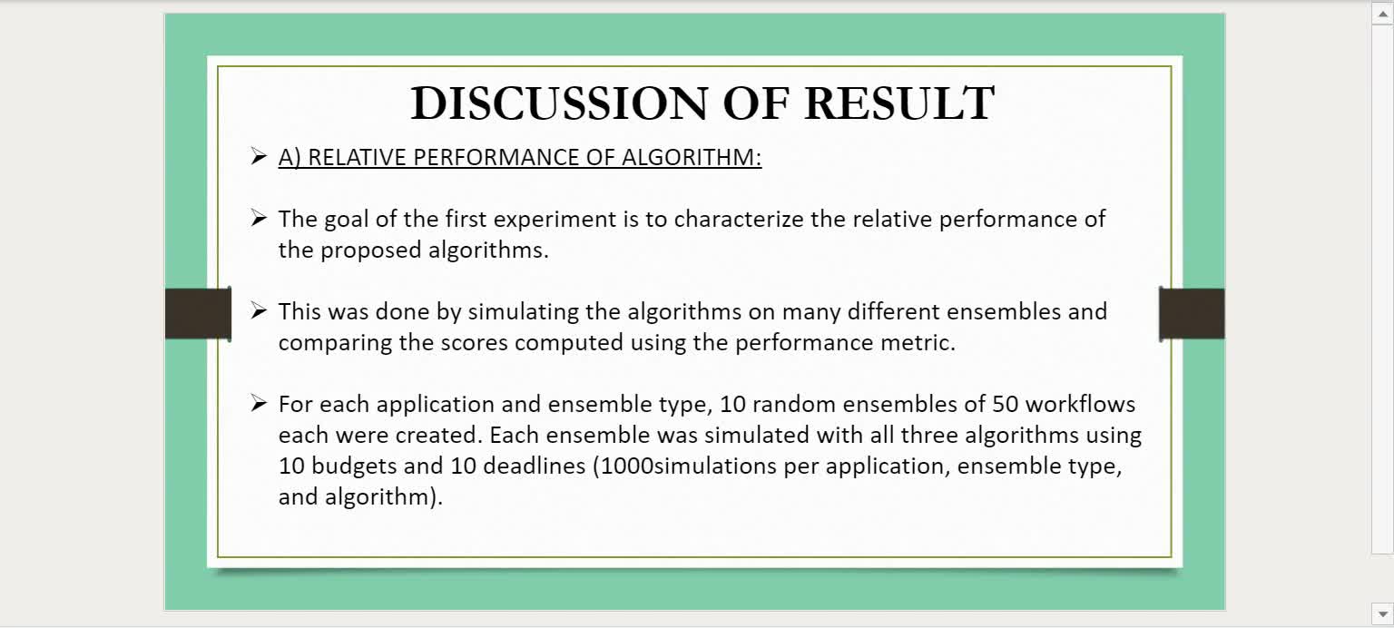 Paper 2- Cost and deadline constraint provisioning ensembles workflow using Iass cloud