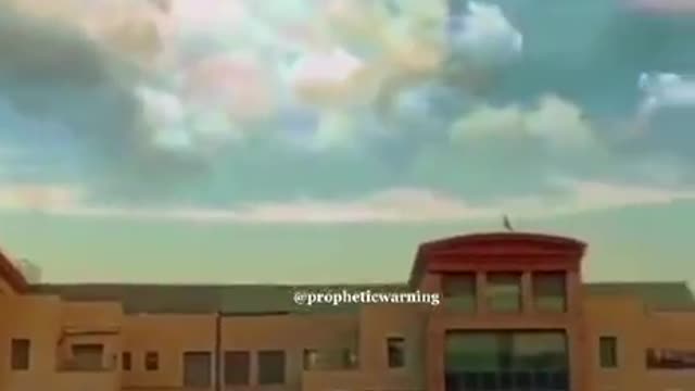 Trumpet Sounds coming from Circular Cloud over Jerusalem....hmmm....what do you think?