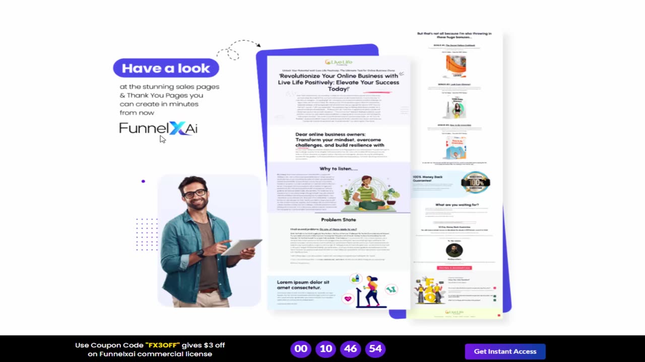 FunnelXAI Review - Stunning Sales Pages Builder App