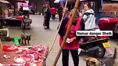 They.... buying meat for owner. .. latest 2021