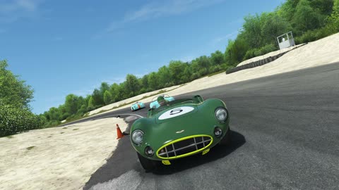 rfactor 2 Bridgehamton Aston Martin dbr1s 1956