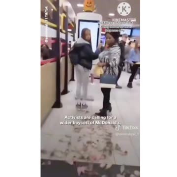 Protestors Putting Mice On McDonald's Premises