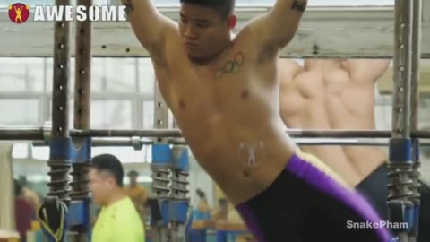 How do Chinese weightlifters do bodybuilding workout