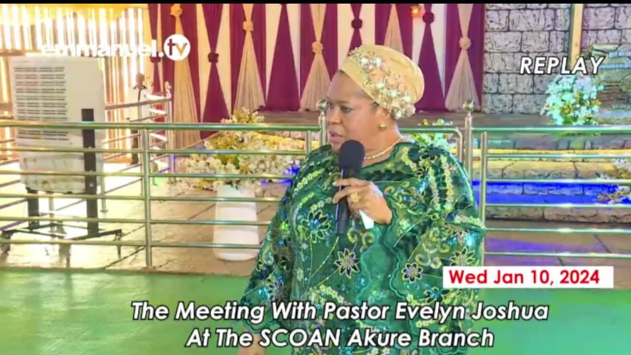 Pastor Evely Joshua Visit SCOAN Akure Branch