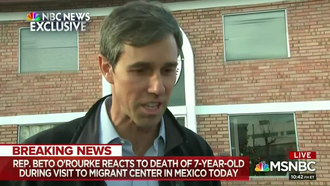 Beto O'Rourke gets emotional talking about dead 7-year-old migrant girl