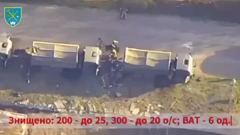 Ukrainians Shelling Russian Convoy