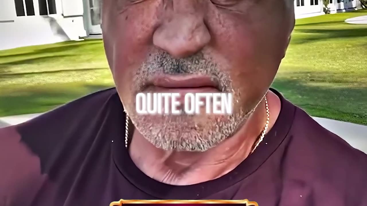 You can't go through life