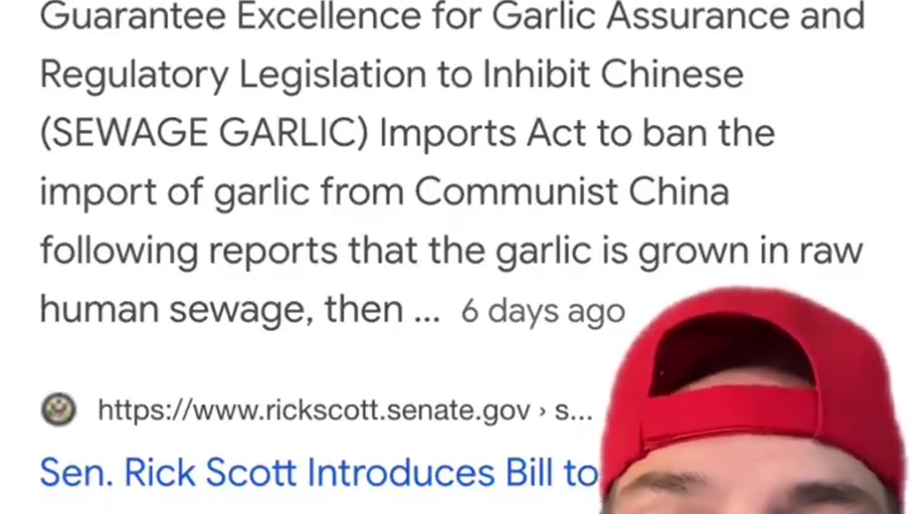 American grocery stores are selling garlic from china grown in raw human sewage