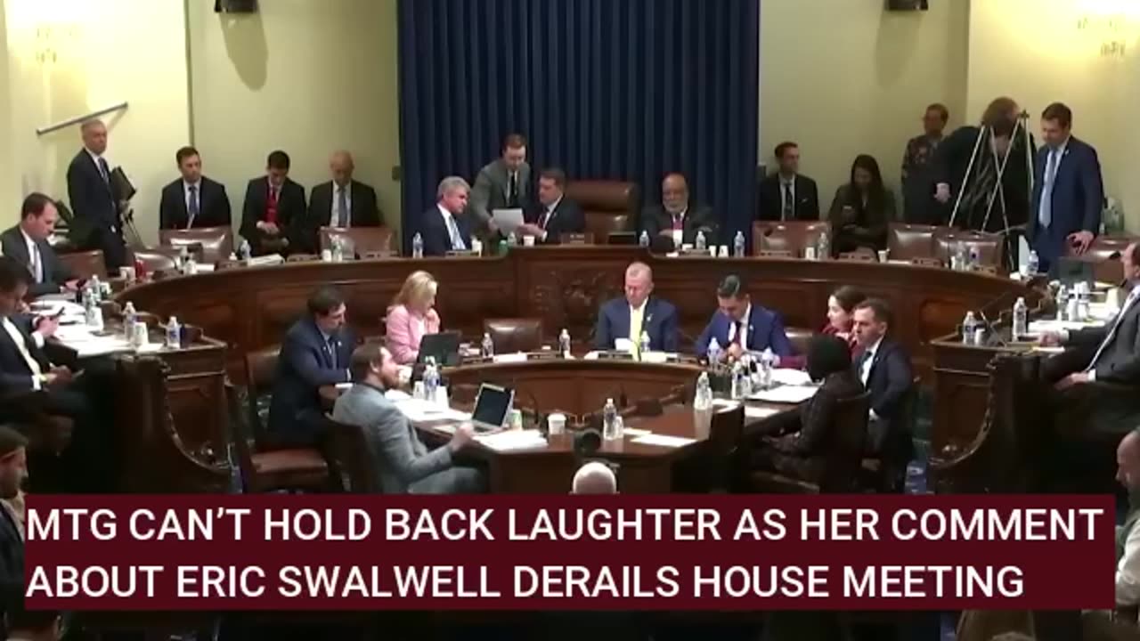 MTG Roasts Swalwell during Hearing, Starts Laughing