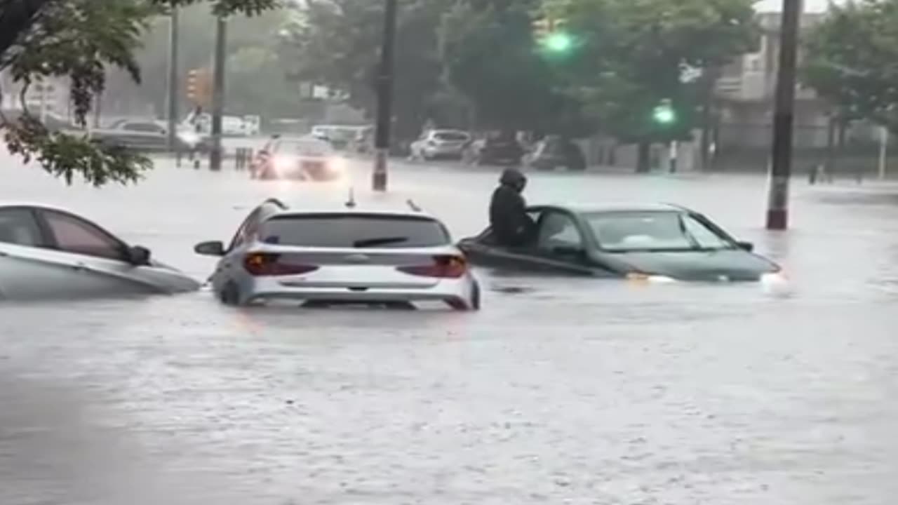 Mucha lluvia e inundaciones en Montevideo, Uruguay (02/03/2024)