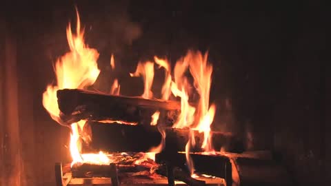 Fireplace crackling: Listen for only 10 minutes