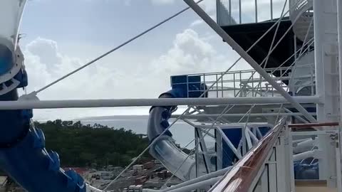 Reverse Ride on the Water Slide