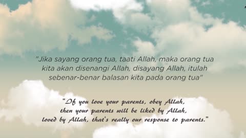 IF YOU LOVE YOUR PARENTS, OBEY ALLAH
