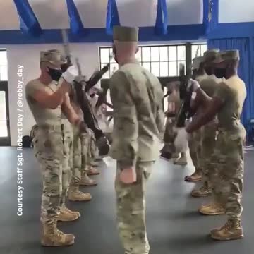 Air Force Honor Guard Team Drill