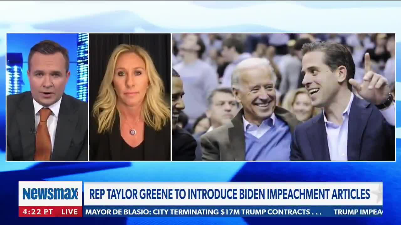 Marjorie Taylor Greene will file IMPEACHMENT articles against Joe Biden!