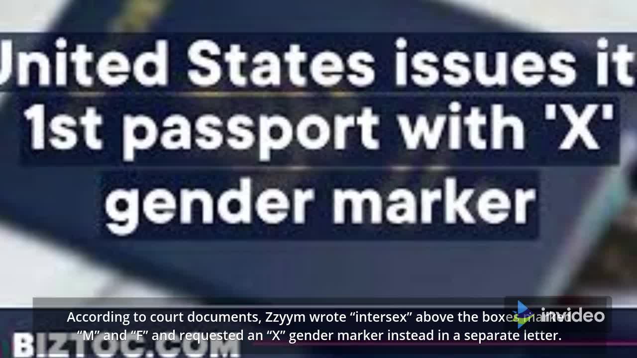 United States issues its 1st passport with “X” gender marker