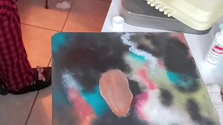 GALAXY PAINT TIMELAPSE