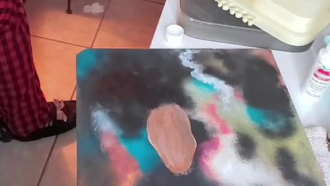 GALAXY PAINT TIMELAPSE