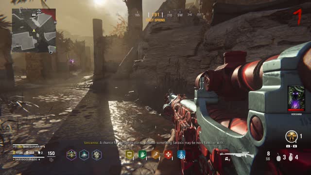 Grinding Levels for the Tank Rifle in Vanguard Zombies