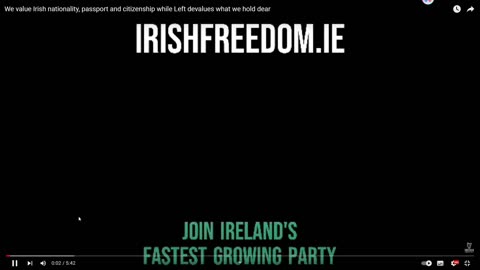 We value the Irish nation while the Left devalues what we hold dear (Hermann Kelly) 26-02-24