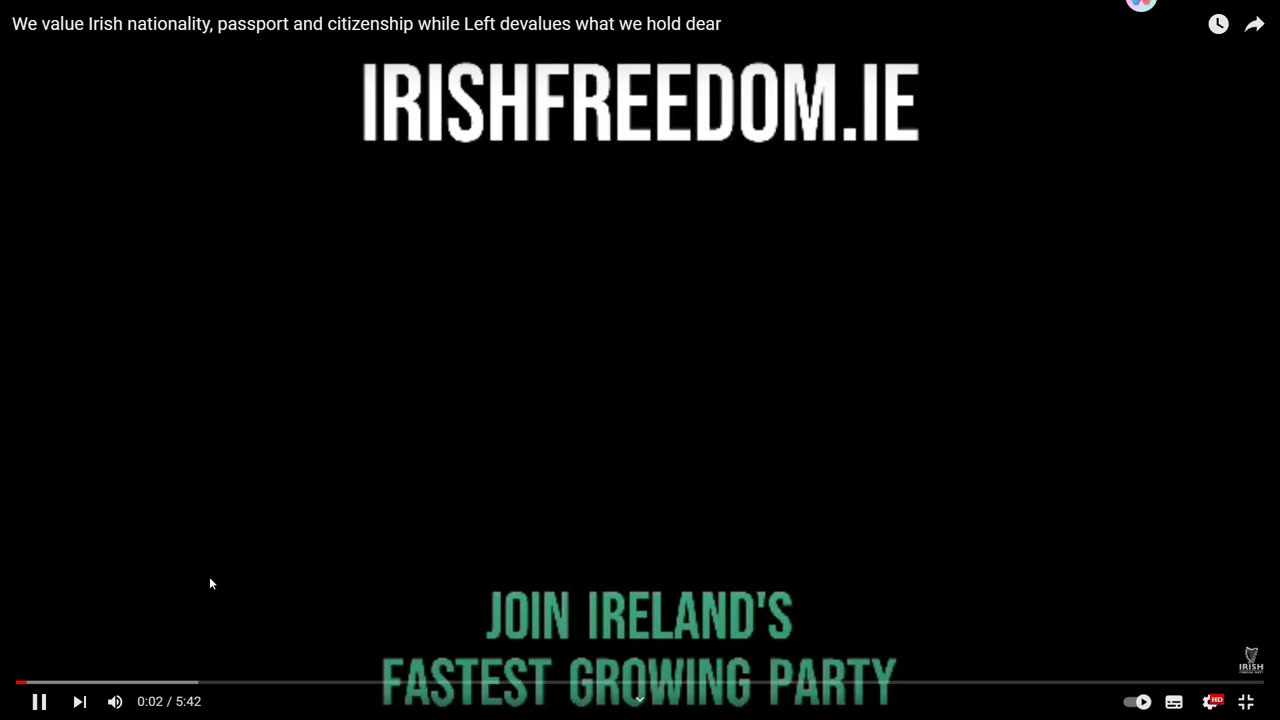 We value the Irish nation while the Left devalues what we hold dear (Hermann Kelly) 26-02-24