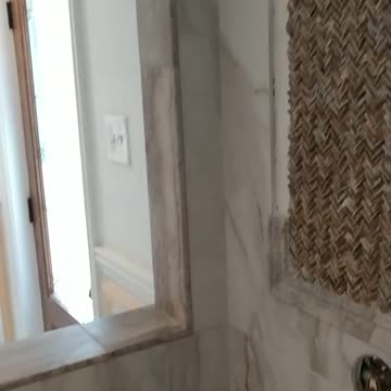 Small bathroom a lot of tile