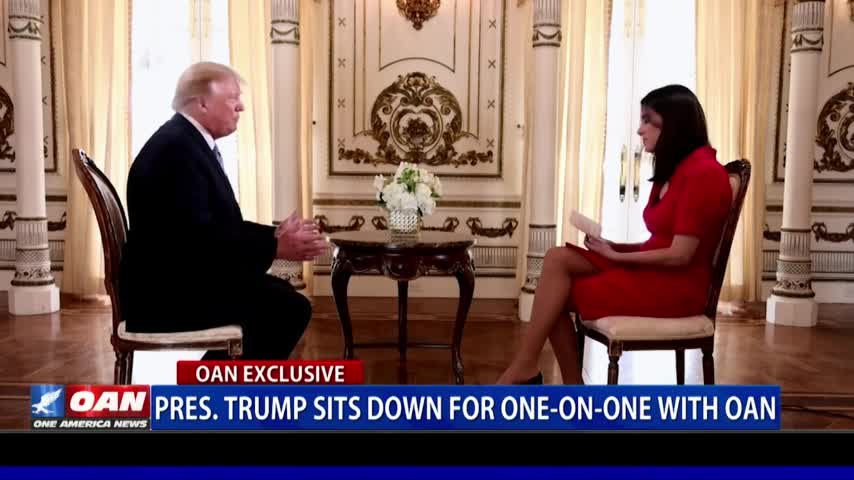 President Trump Sits Down for One-on-One with OAN