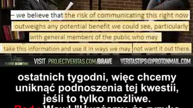 🔴Przecieki wewnątrz firmy PFIZER - dyrektorzy wysokiego szczebla blokują informacje nt. składu 💉