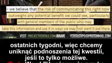 🔴Przecieki wewnątrz firmy PFIZER - dyrektorzy wysokiego szczebla blokują informacje nt. składu 💉