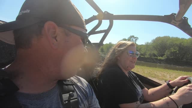 Amber Drives the RZR....scary!!!