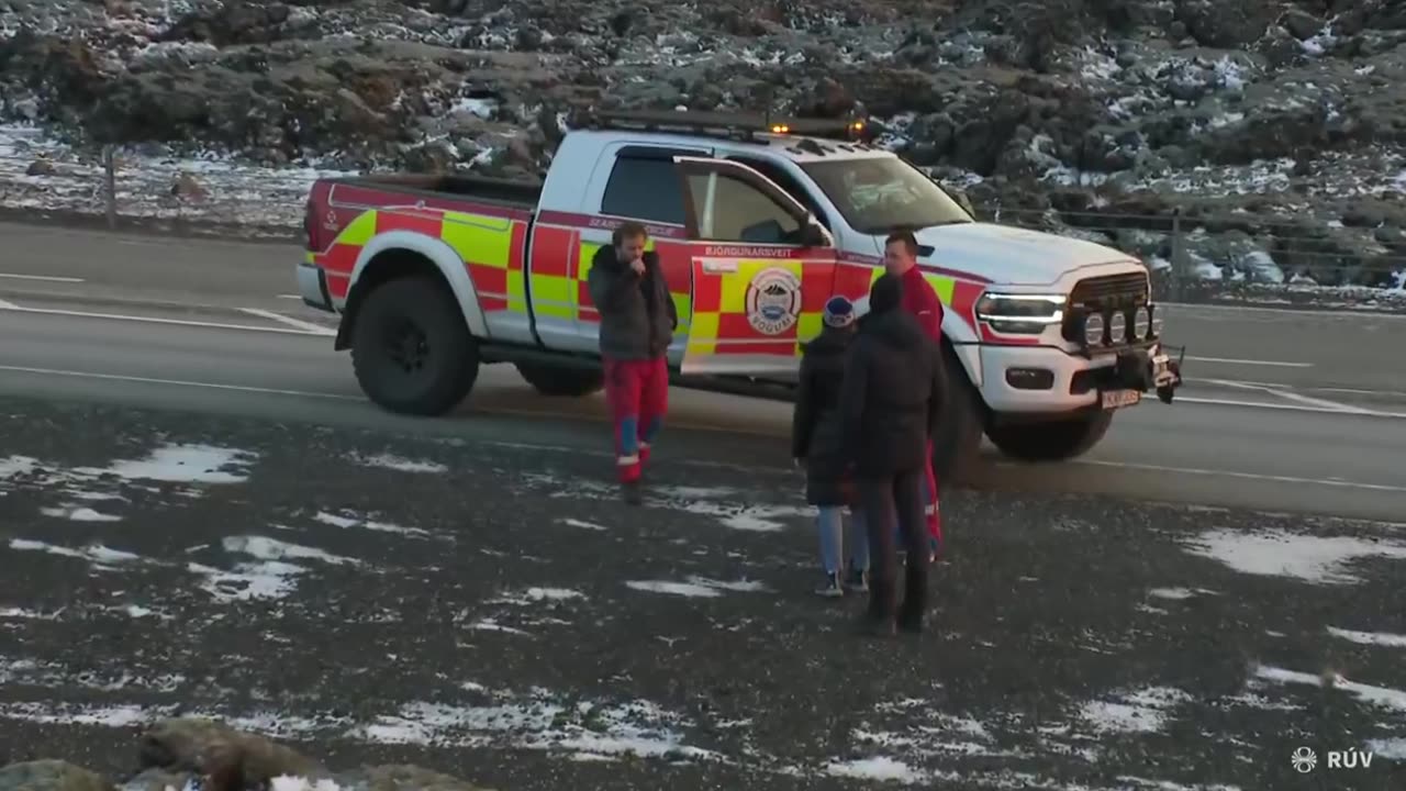 Tourism And The Erupting Volcano Near Grindavik, Iceland