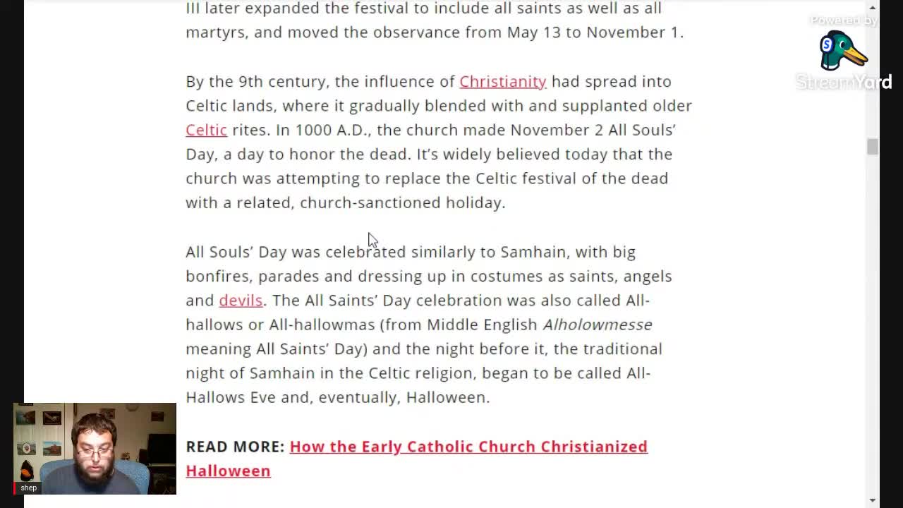 the origins of Halloween