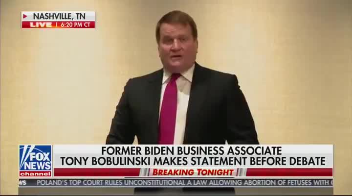 Hunter Biden's Former Business Partner Drops BOMBSHELL Right Before Debate