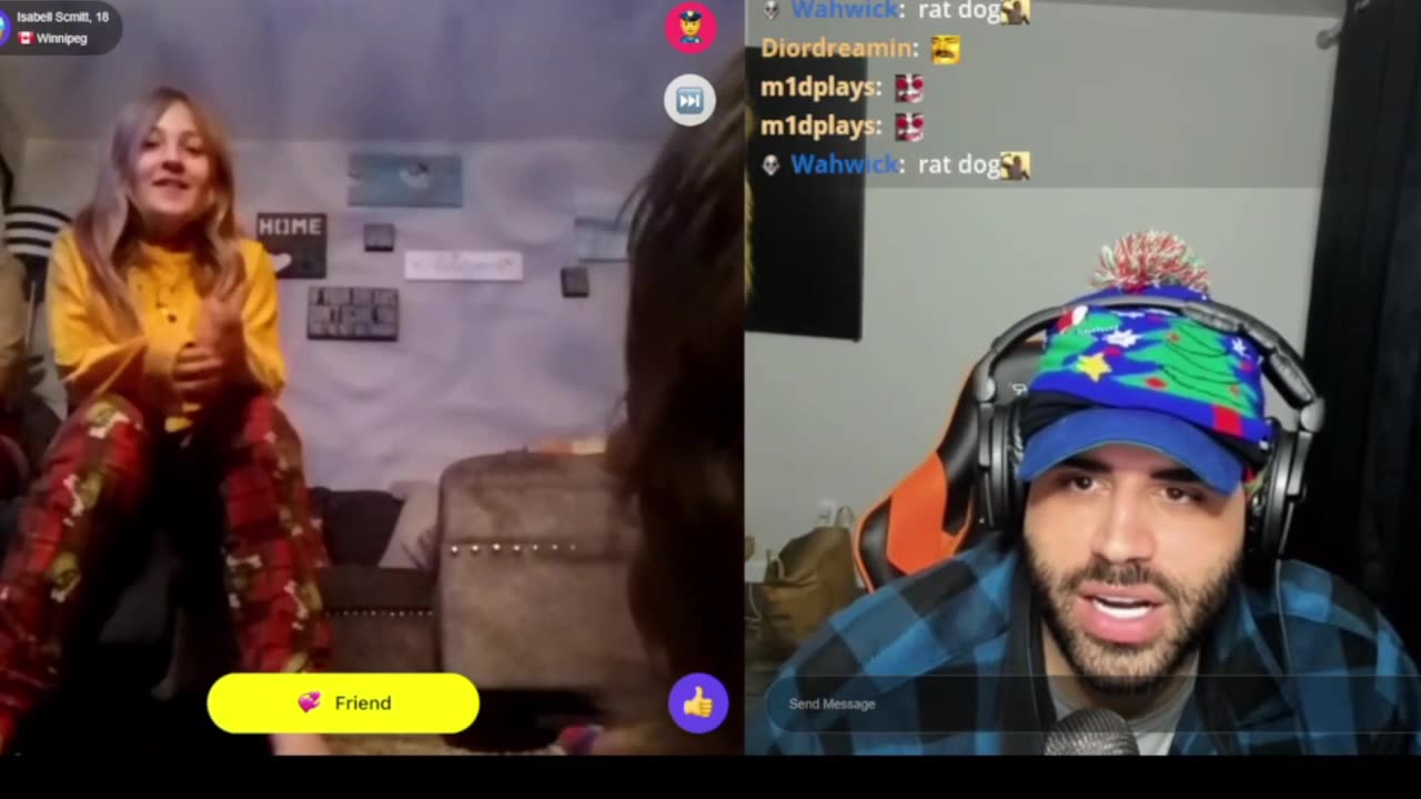 Zherka Teaches Mom Bout Stranger danger for her kids on Omegle