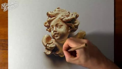 Depict The Form Of Angel Sculpture