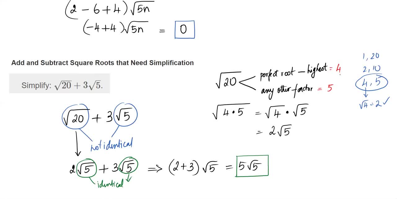 Math62_MAlbert_9.3_Add and subtract square roots