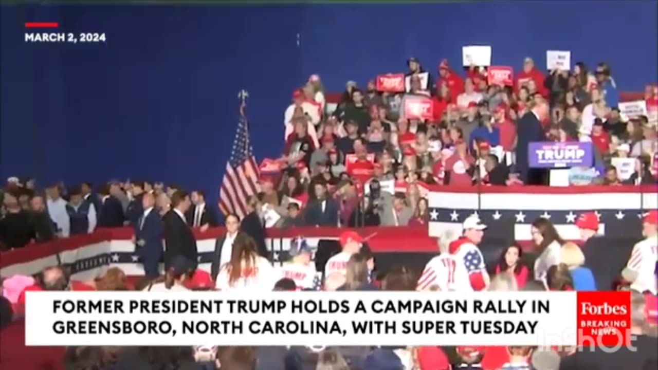 SHOCK MOMENT: Trump Abruptly Stops NC Rally Speech When Attendee Suffers Medical Emergency