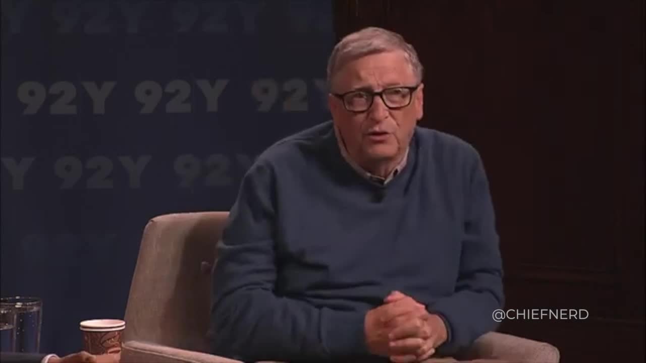 Bill Gates Admits COVID Is a "Disease Mainly of the Elderly, Kind of Like Flu".