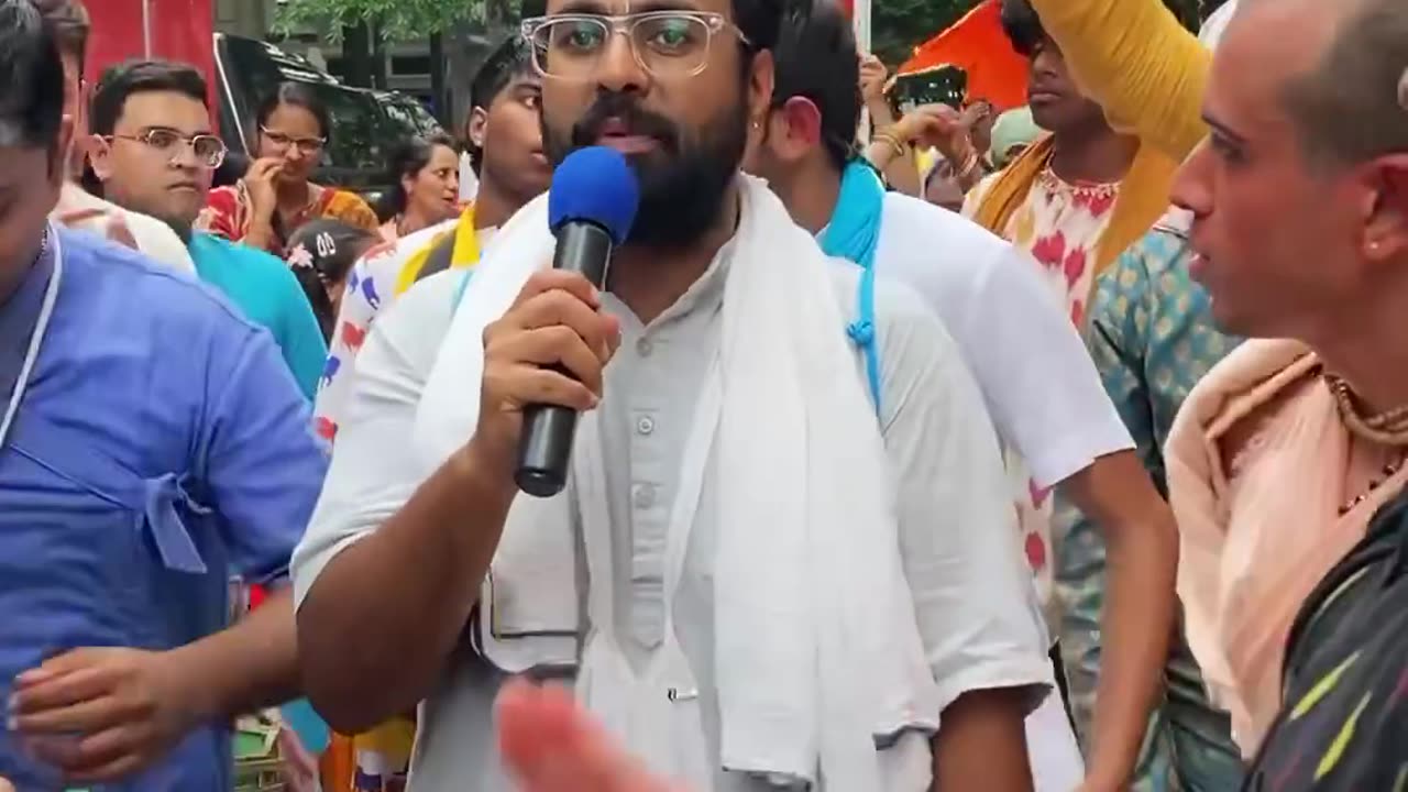 Jagannath Ratha yatra festival parade in Atlanta, Georgia June 2024