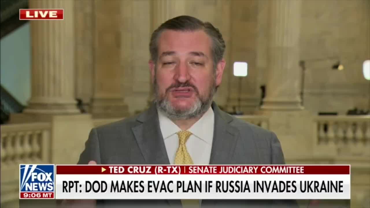 Sen. Ted Cruz: "If we see tanks in the streets of Kiev, it will be because Joe Biden surrendered to Putin."