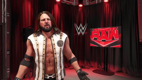 wwe2k22 Myrise part 37, AJ mouths off