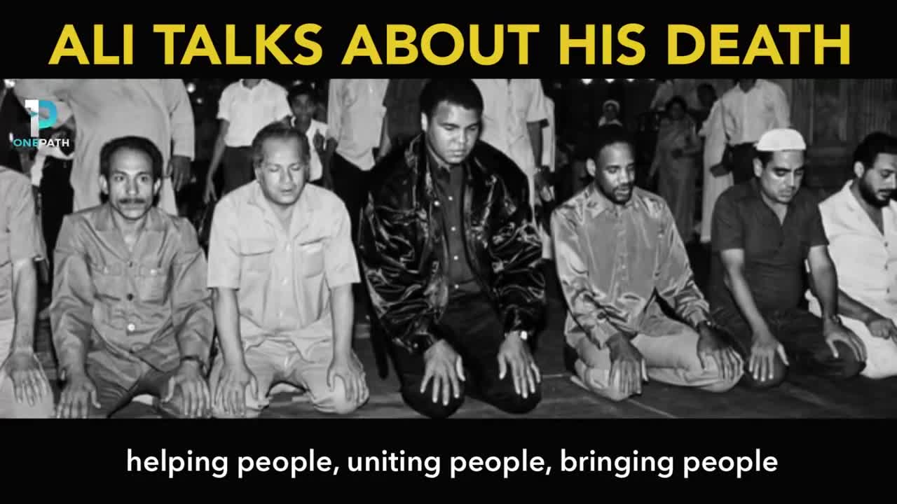 Muhammad ali last words for people