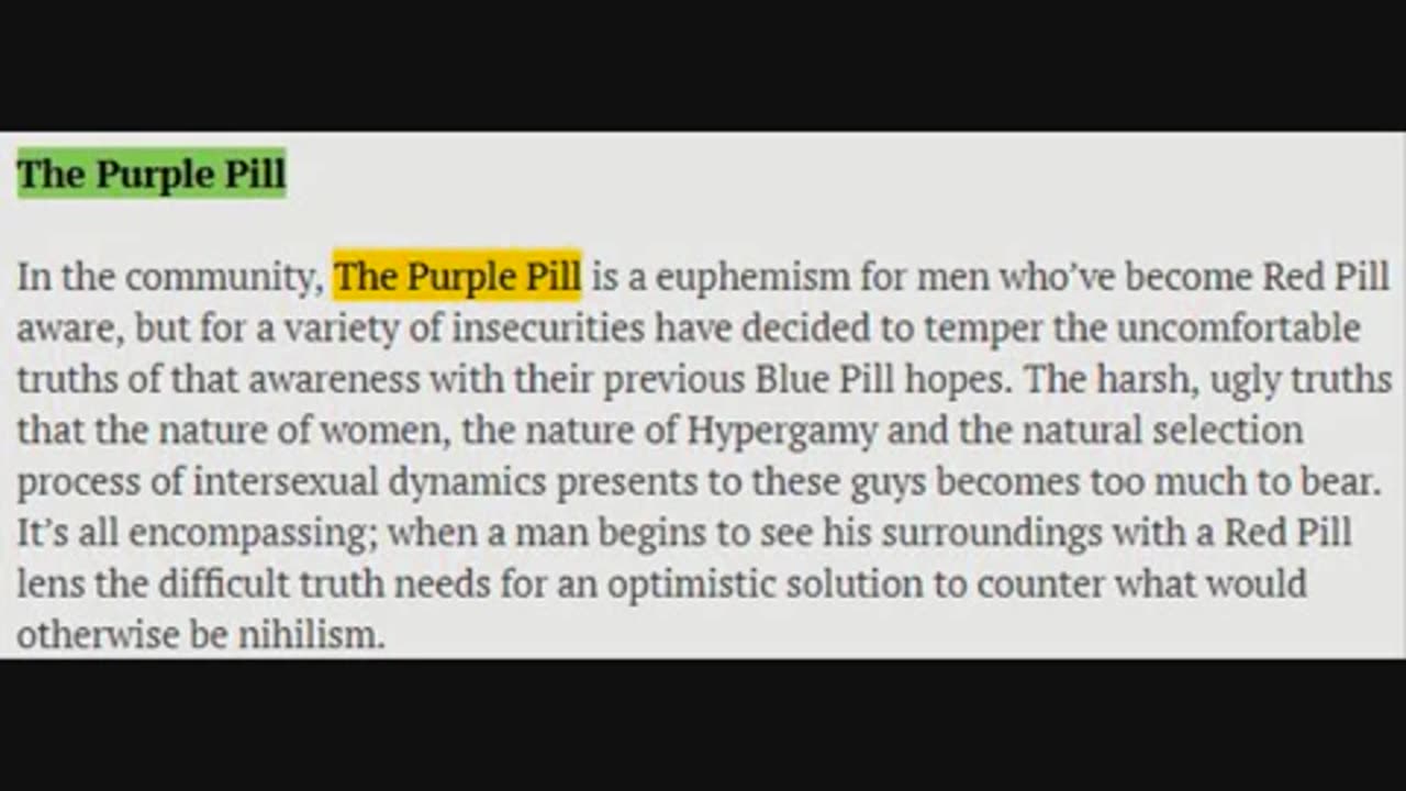 MRM, MGTOW, Purple Pill e Red Pill