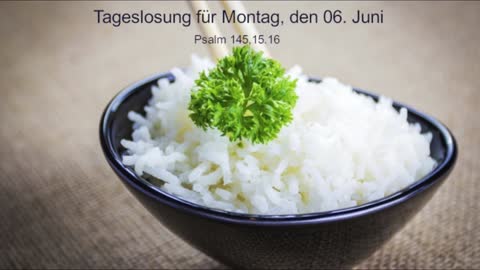 Tageslosung für Montag, den 06. Juni
