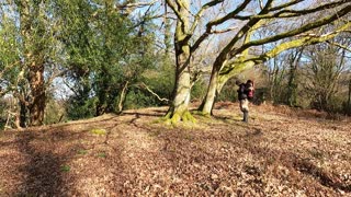 Arrived at an ironage fort. Out my hiking pack down. What a wonderful place to have a rest.