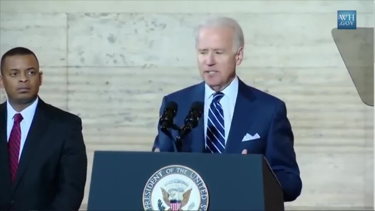 Joe Biden advocating American energy independence in 2008 and 2003.