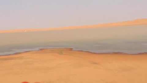 Lake in desert